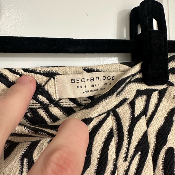 NWT Bec & Bridge Zebra 2 Piece matching set - Picture 4 of 5